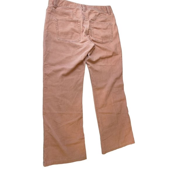 The Limited Womens Chino Pant Corduroy Straight Leg Mid Rise Cotton Pink Size 10 - Picture 2 of 9